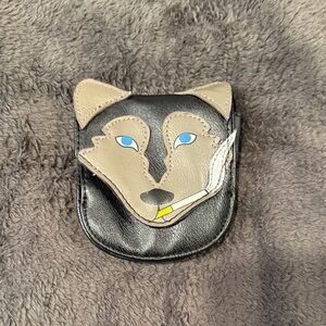 Cooperative Black and Gray Wolf Wallet